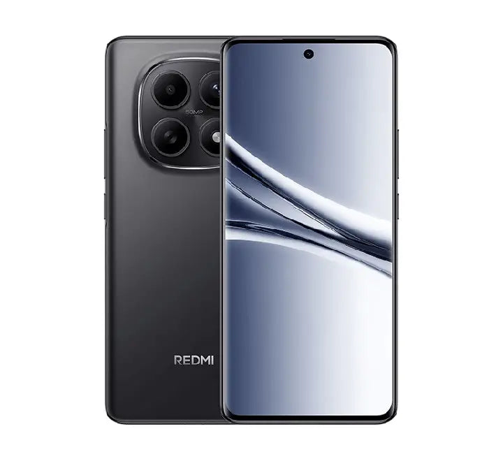 Xiaomi Redmi Note 15 5G Midnight Black edition with IP66 dust and water resistance certification.