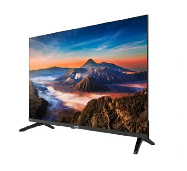 Side input connectivity ports including HDMI, USB, and LAN on Sharp 32-inch Google TV