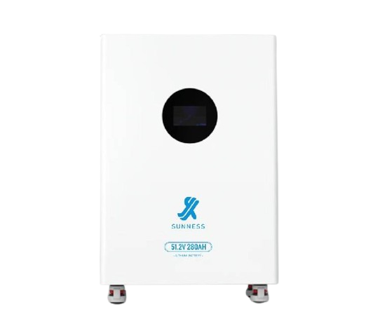Front view of the Sunness 51.2V 280Ah LiFePO4 lithium battery energy storage system.