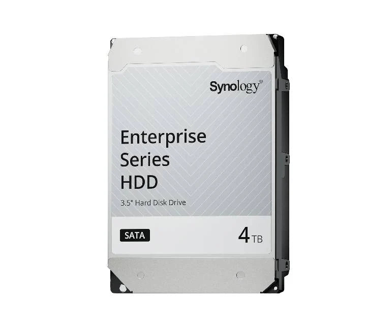 Synology HAT5320-4T 4TB 3.5" SATA Enterprise Hard Drive with 7200RPM speed.