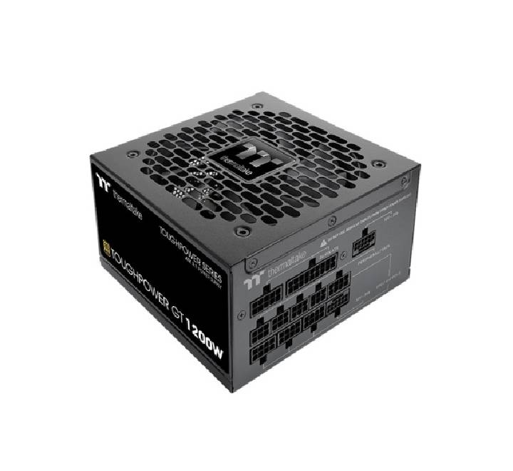 Thermaltake Toughpower 1200W Gold power supply retail box featuring 80 PLUS Gold branding