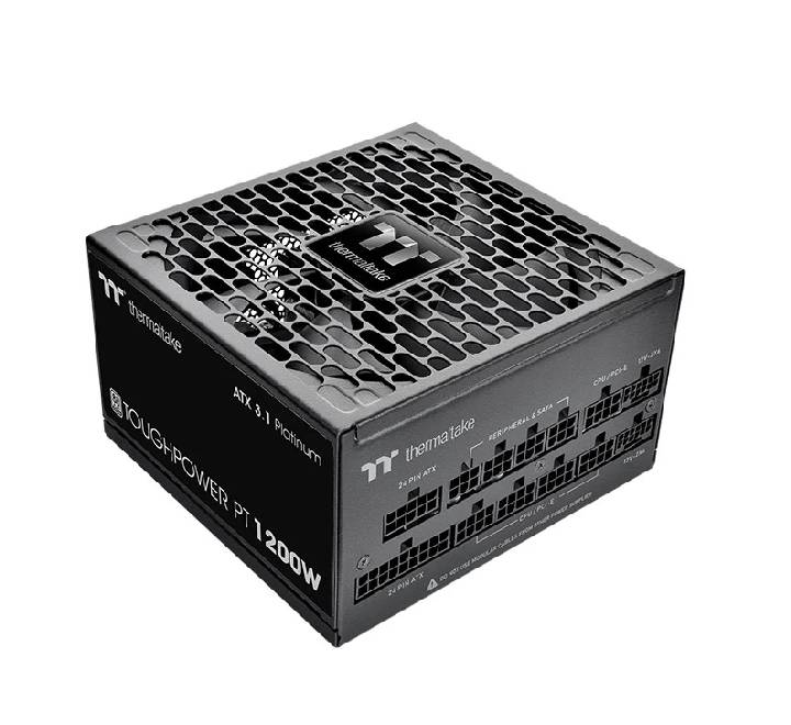 Thermaltake Toughpower 1200W Platinum Power Supply unit front view featuring ATX 3.1 support