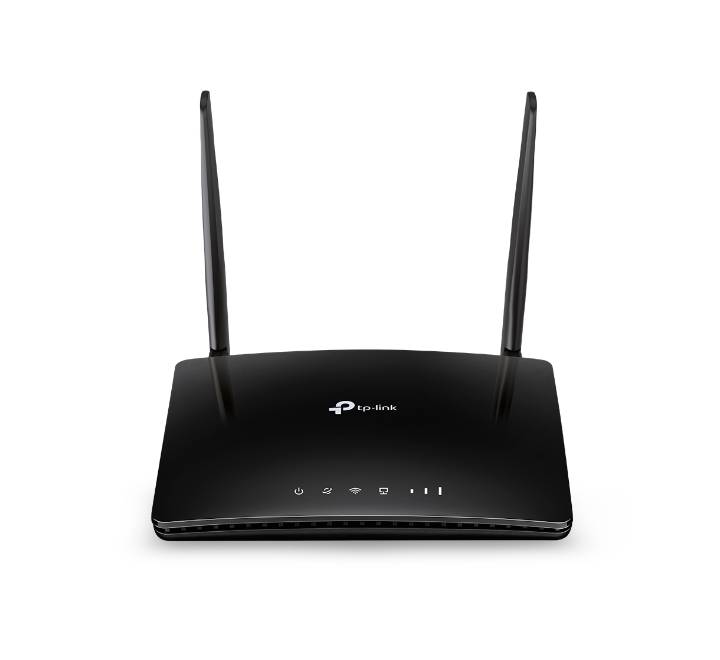 TP-Link Archer MR202 AC750 Wireless Dual Band 4G LTE Router with dual antennas.