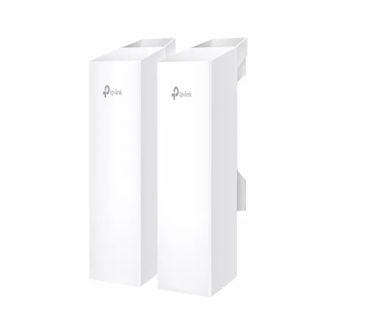 Front view of the TP-Link Omada EAP215-Bridge KIT containing two long-range 5GHz outdoor access point units.