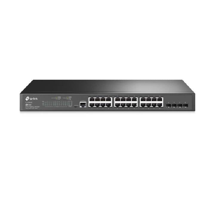 TP-Link Omada TL-SG3428 24 port Gigabit L2+ managed switch front panel