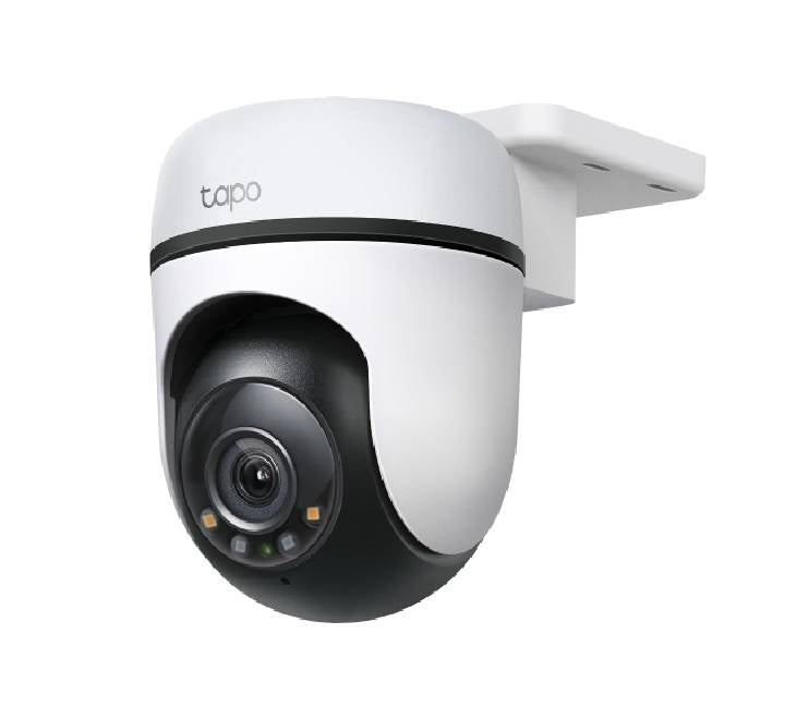 TP-Link Tapo C500 camera mounted showing 360 degree pan tilt movement