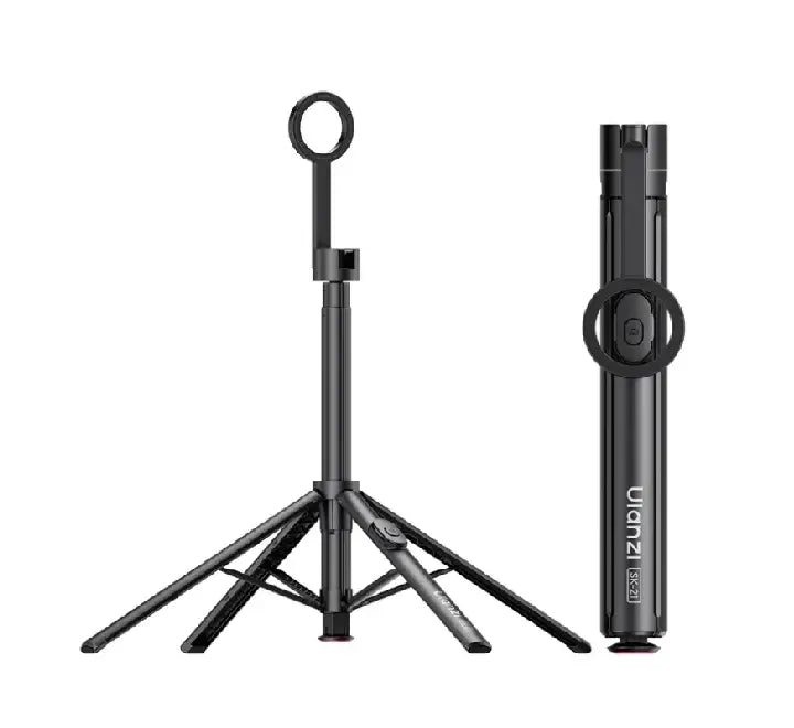 Ulanzi SK-21 magnetic auto-open tripod extended with MagSafe phone mount