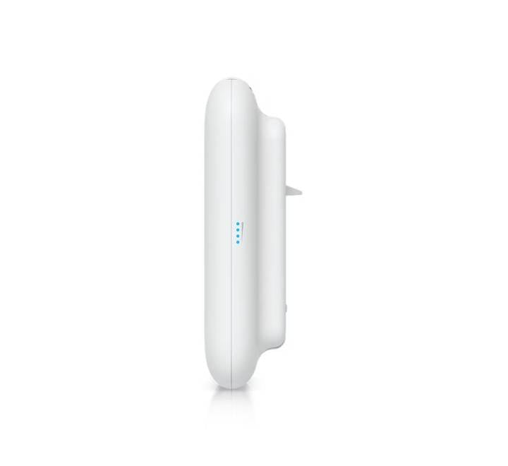 UniFi U7 Pro Outdoor showing the adjustable articulation mounting bracket for walls and poles