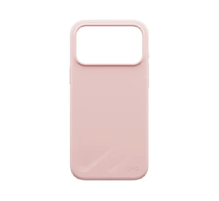 Soft touch liquid silicone surface of UNIQ Lino case showing anti-fingerprint coating