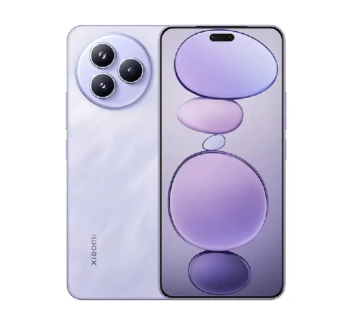 Ultra-slim Xiaomi Civi 5 Pro 5G in Nebula Purple, showcasing the 7.45mm lightweight design and metal frame.
