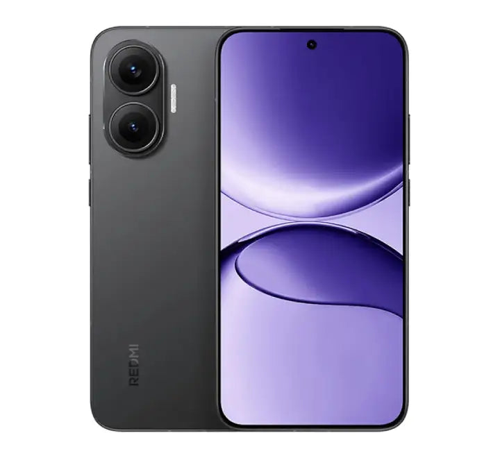 Xiaomi Redmi Turbo 4 Pro 5G smartphone in sleek Black with 120Hz OLED display