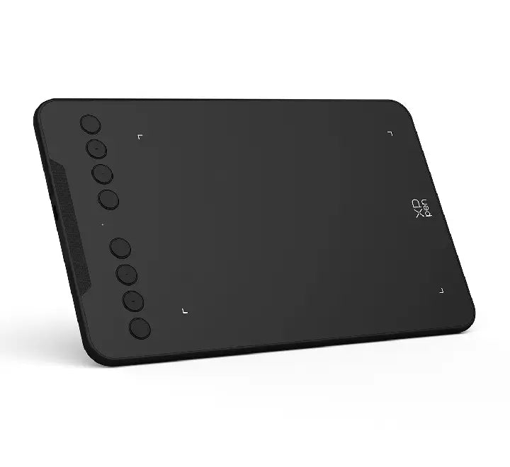 Ultra-thin 9.3mm side profile of the compact XPPen Deco mini7 V2 drawing tablet