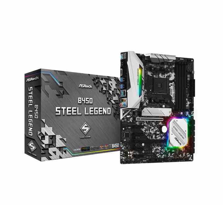 ASRock B450 Steel Legend Motherboard – ICT.com.mm