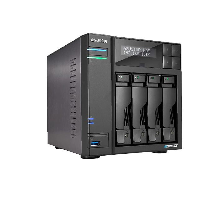 Asustor 4 Bay NAS AS6604T (Black), NAS & RAID Drives, Asustor - ICT.com.mm