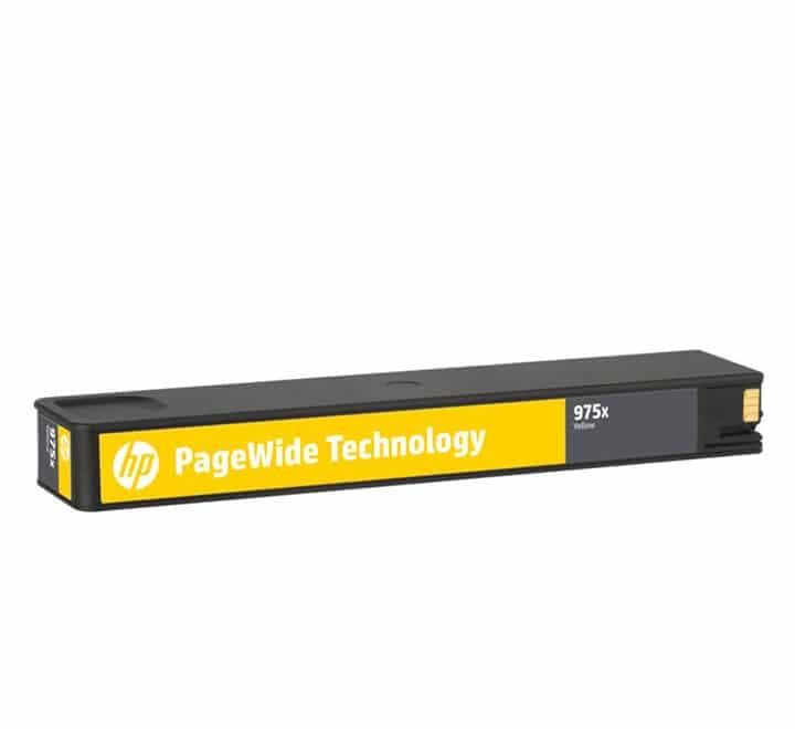 HP 975X Yellow Original PageWide Cartridge-1, Ink Cartridges, HP - ICT.com.mm