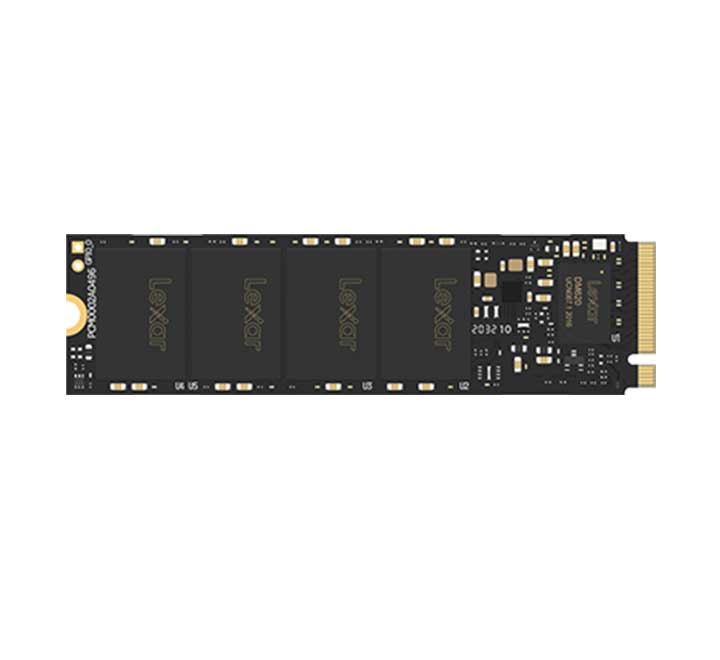 Official retail packaging box of the Lexar NM620 1TB internal M.2 NVMe SSD showing the 3500MBs read speed branding indicator.