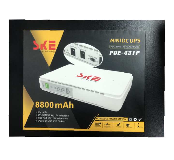 SKE POE 431P Mini DC UPS - Citicom Myanmar