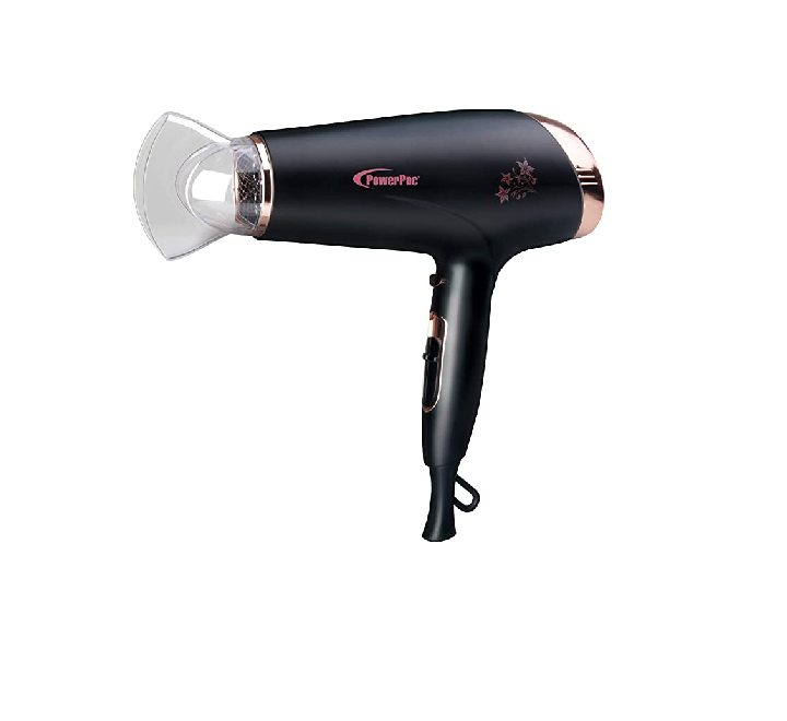 Powerpac PPH9030 Hair Dryer (Black), Hair Care, PowerPac - ICT.com.mm
