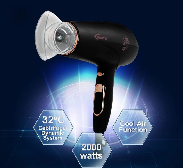 Powerpac PPH9030 Hair Dryer (Black), Hair Care, PowerPac - ICT.com.mm