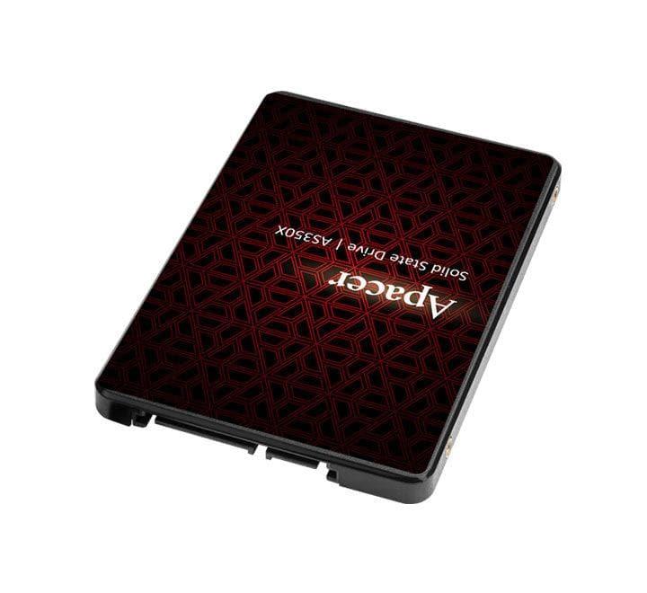 Apacer AS350X SATA 3 internal SSD highlighting available 128GB, 256GB, 512GB, and 1TB storage variants.