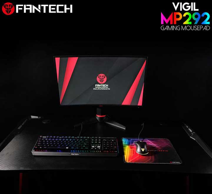 FANTECH VIGIL MP292 Gaming Mouse Pad (Black) - ICT.com.mm
