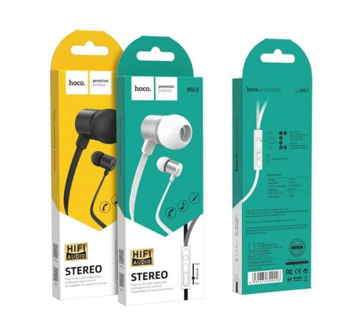 Hoco M63 Ancient Sound earphones with Mic (Black)-29, In-ear Headphones, Hoco - ICT.com.mm