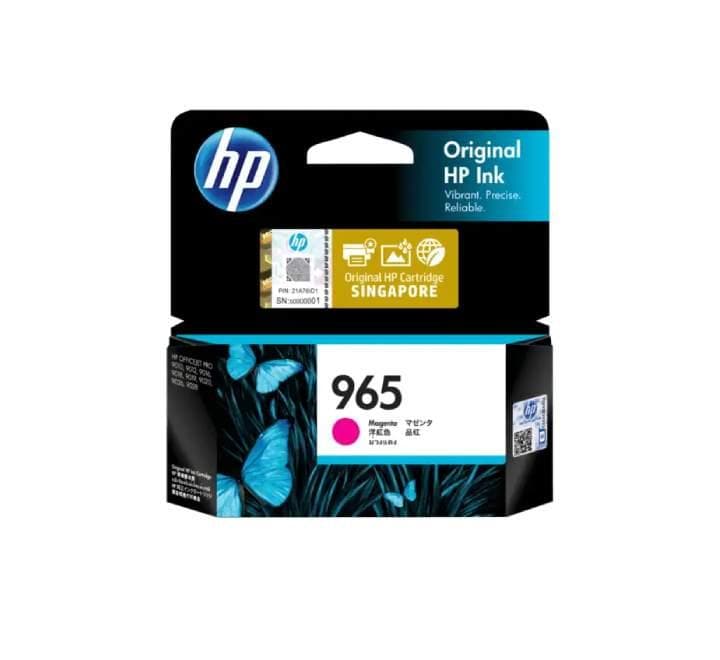 HP 965 Magenta Original Ink Cartridge, Ink Cartridges, HP - ICT.com.mm