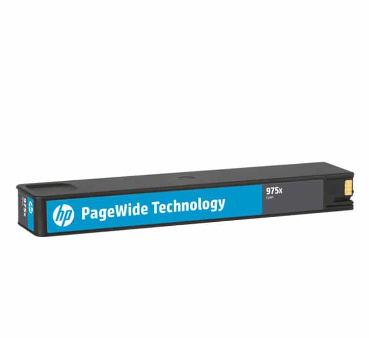 HP 975X Cyan Original PageWide Cartridge-1, Ink Cartridges, HP - ICT.com.mm