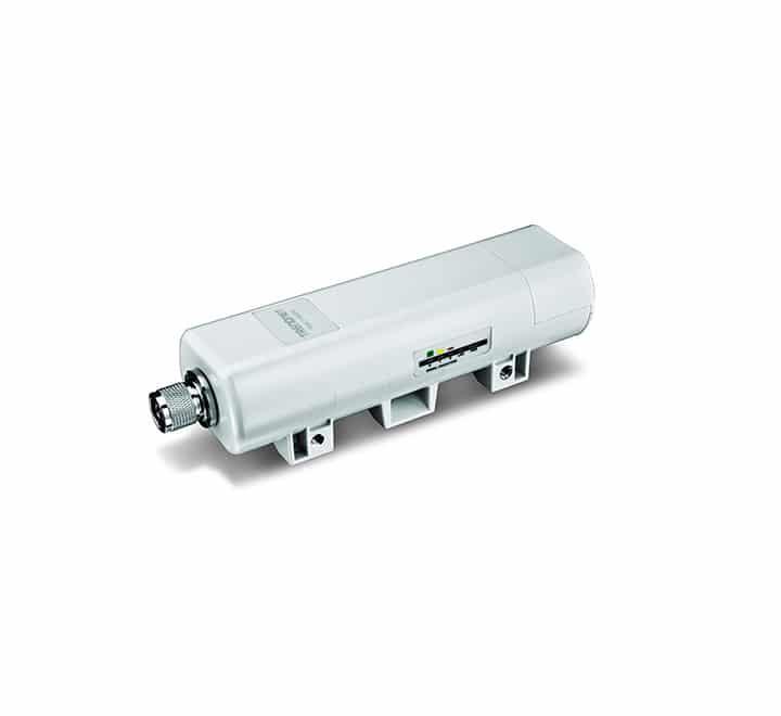 TRENDnet TEW-715APO N150 Wireless Outdoor PoE Access Point front view showing the weather-proof enclosure.