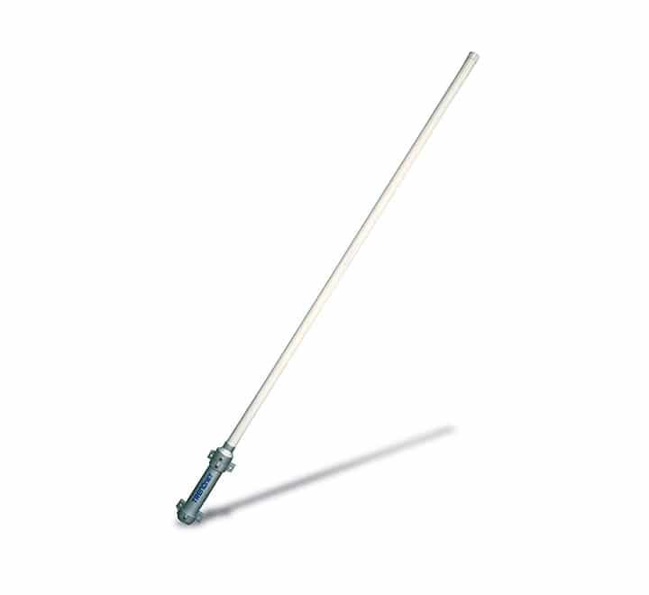 TRENDnet TEW-AO12O 12dBi Outdoor Omni-Directional Antenna long cylindrical profile highlighting its heavy-duty aluminum structure.