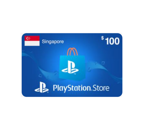 Play Station Store Gift Card S$ 100 SGD
