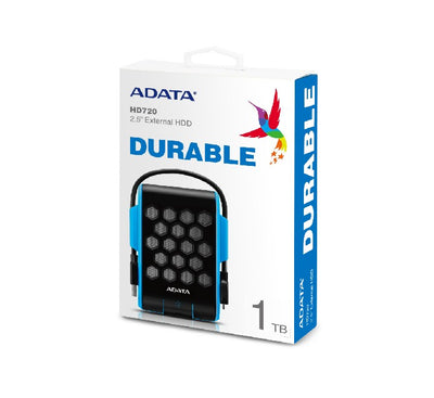 Adata HD720 USB 3.2 Gen1 External Hard Drive 1TB (Blue)