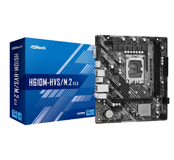 ASRock H610M-HVS/M.2 R2.0 Intel LGA 1700 Micro-ATX Motherboard