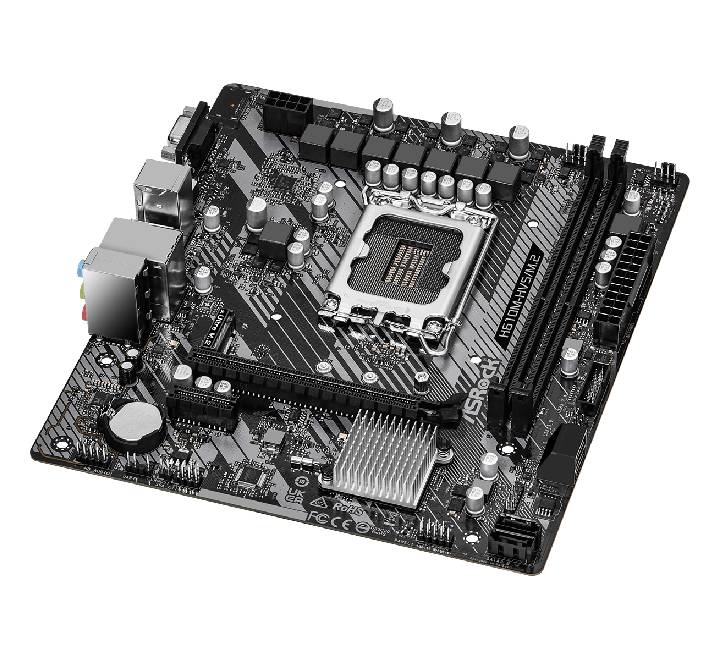 ASRock H610M-HVS/M.2 R2.0 Intel LGA 1700 Micro-ATX Motherboard