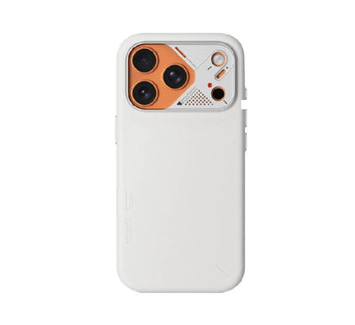 AULUMU A17 Vegan Leather Case for iPhone 17 Pro (White)