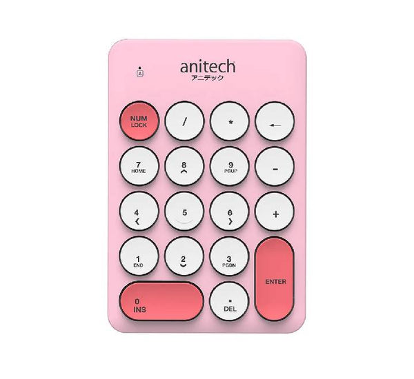 Anitech Numeric Keypad N186 (Pink)