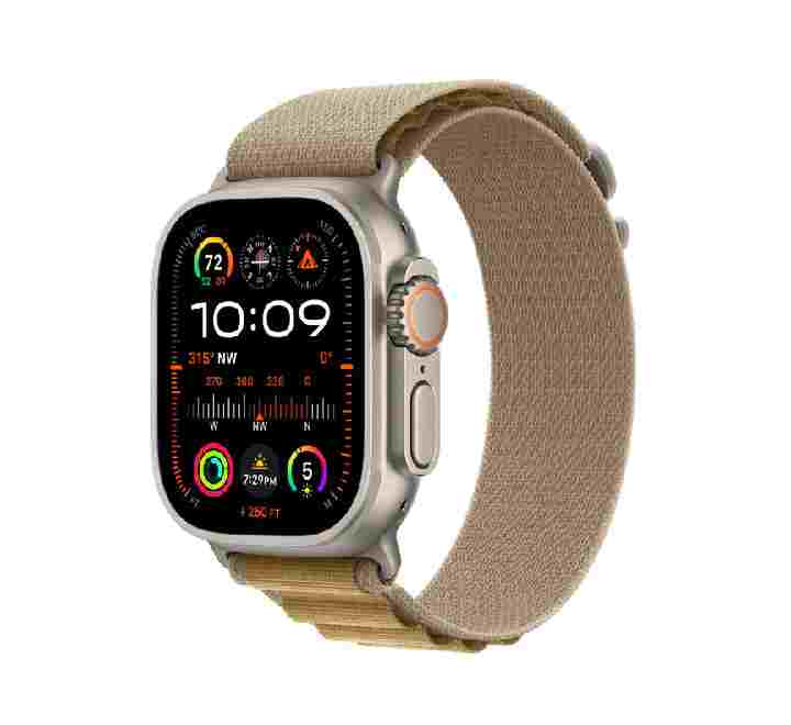 Apple Watch Ultra 2 GPS + Cellular, 49mm Natural Titanium Case with Ta