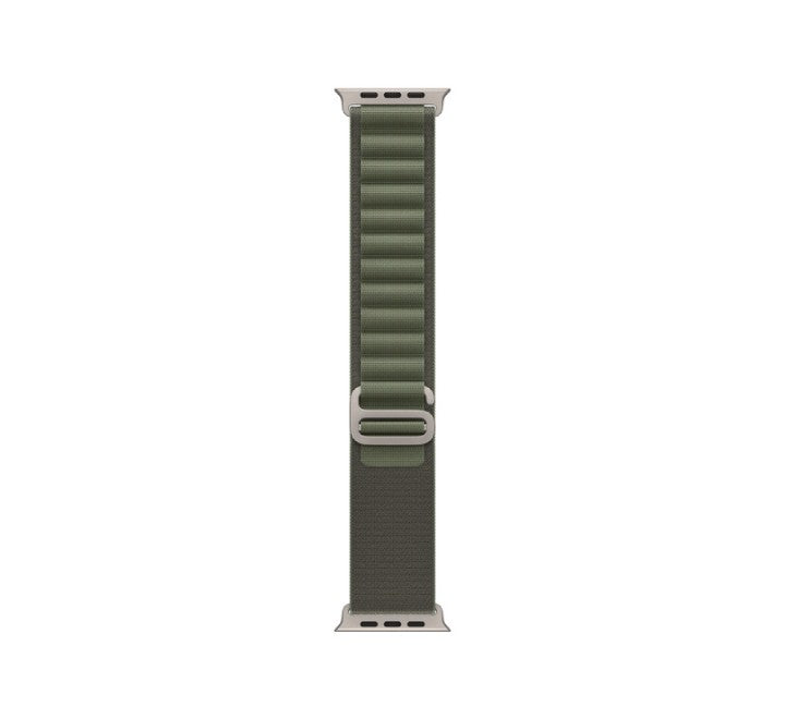 Apple Watch Ultra 49mm Titanium Case with Green Alpine Loop Large Strap (MQFP3), Apple Watch Ultra, Apple - ICT.com.mm