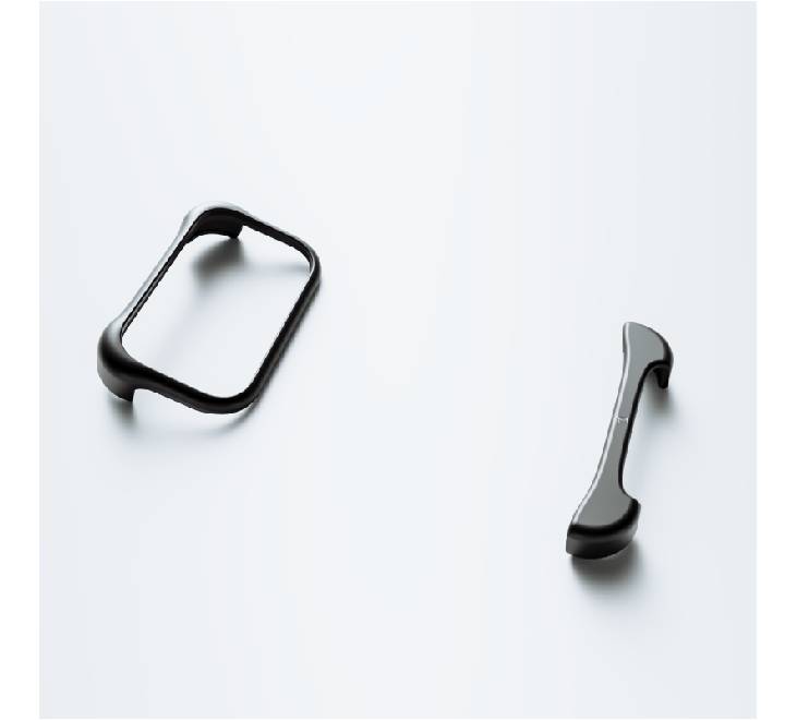 Arc Pulse Aluminum Matte Black for iPhone 17 Pro Max (Black)
