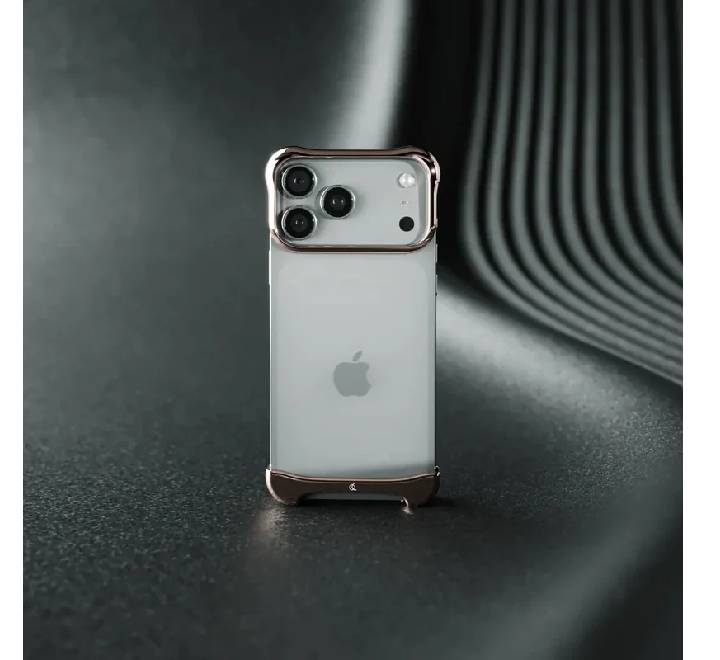 Arc Pulse Aluminum Polished Rose Bronze for iPhone 17 Pro (Rose)