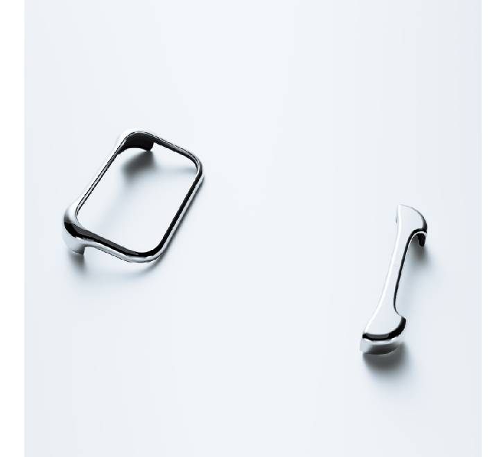 Arc Pulse Aluminum Polished Silver for iPhone 17 Pro (Silver)