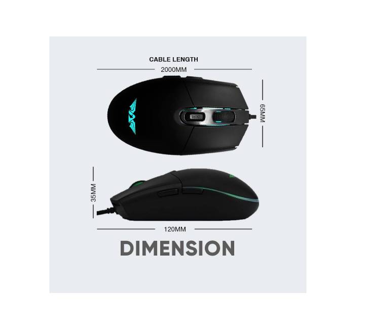 Armaggeddon RAVEN III Pro Gaming Mice – ICT.com.mm