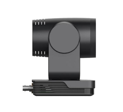 BenQ DVY23 rear panel showing HDMI, USB 3.0, and LAN ports for professional video streaming.