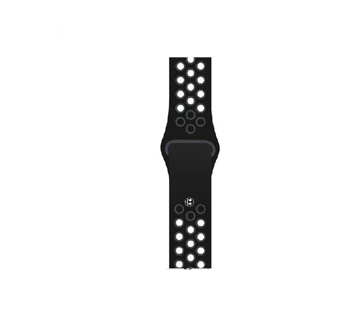 COTECi W12 Sports Dot Band for Apple Watch (44/45/46/49mm) Black + Gray