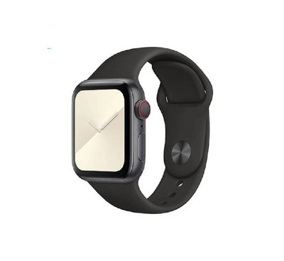 COTECi W3 Silicone Watch Band For Apple Watch (38/40/41/42mm) Black