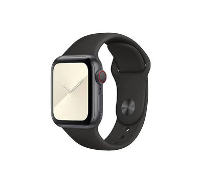 COTECi W3 Silicone Watch Band For Apple Watch (44/45/46/49mm) Black