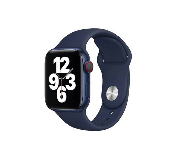 COTECi W3 Silicone Watch Band For Apple Watch (44/45/46/49mm) Midnight Blue