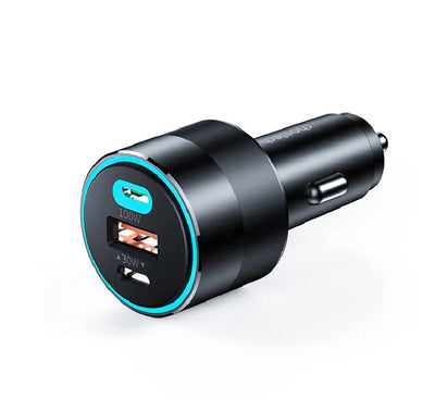 Choetech 130W Dual USB-C Fast Car Charger (TC0011) Black