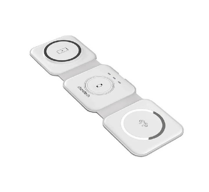 Choetech 3-in-1 Foldable Magnetic Wireless Charging Station (T588-F) White