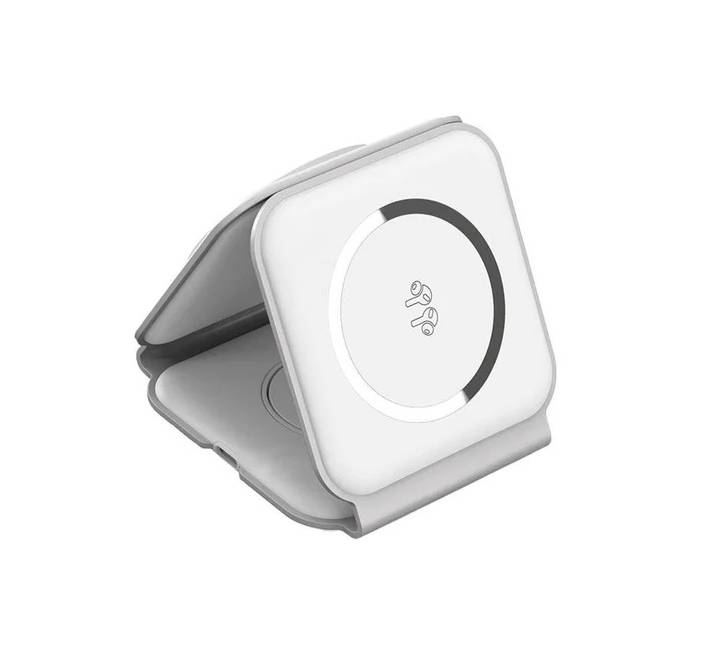 Choetech 3-in-1 Foldable Magnetic Wireless Charging Station (T588-F) White
